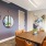 a room with chair and table to work at