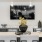 clubhouse kitchen with seating and tv